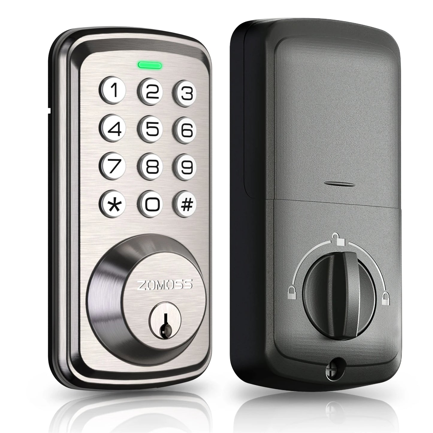Keypad Door Lock-Keyless Entry Door Lock-Smart Deadbolt Lock-Anti-Peeking Password-Auto Lock Easy To Install