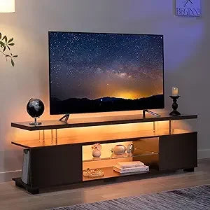 TV STAND, MODERN ENTERTAINMENT CENTER FOR 65 INCH TV