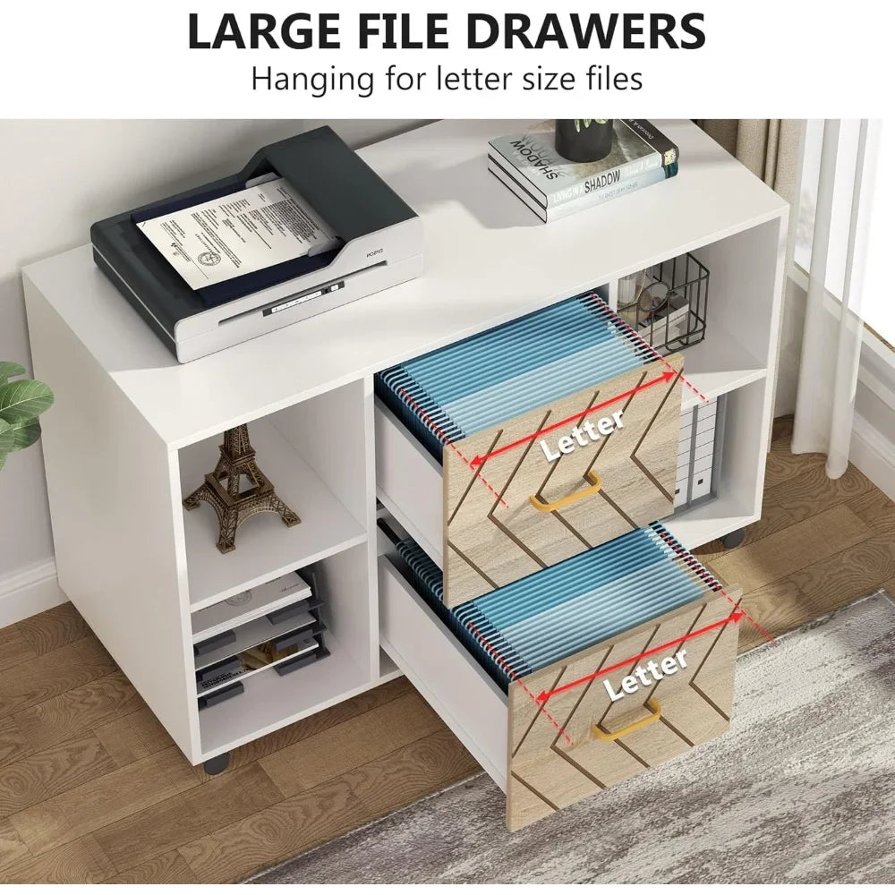 2-DRAWER MOBILE FILE CABINET
