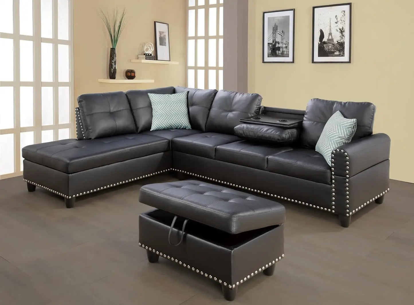 SECTIONAL SOFA COUCH 4 SEATERS