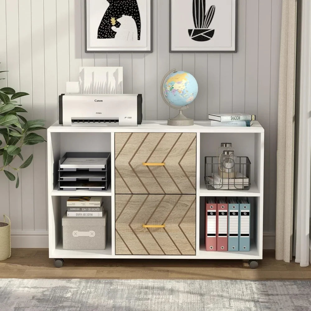 2-DRAWER MOBILE FILE CABINET