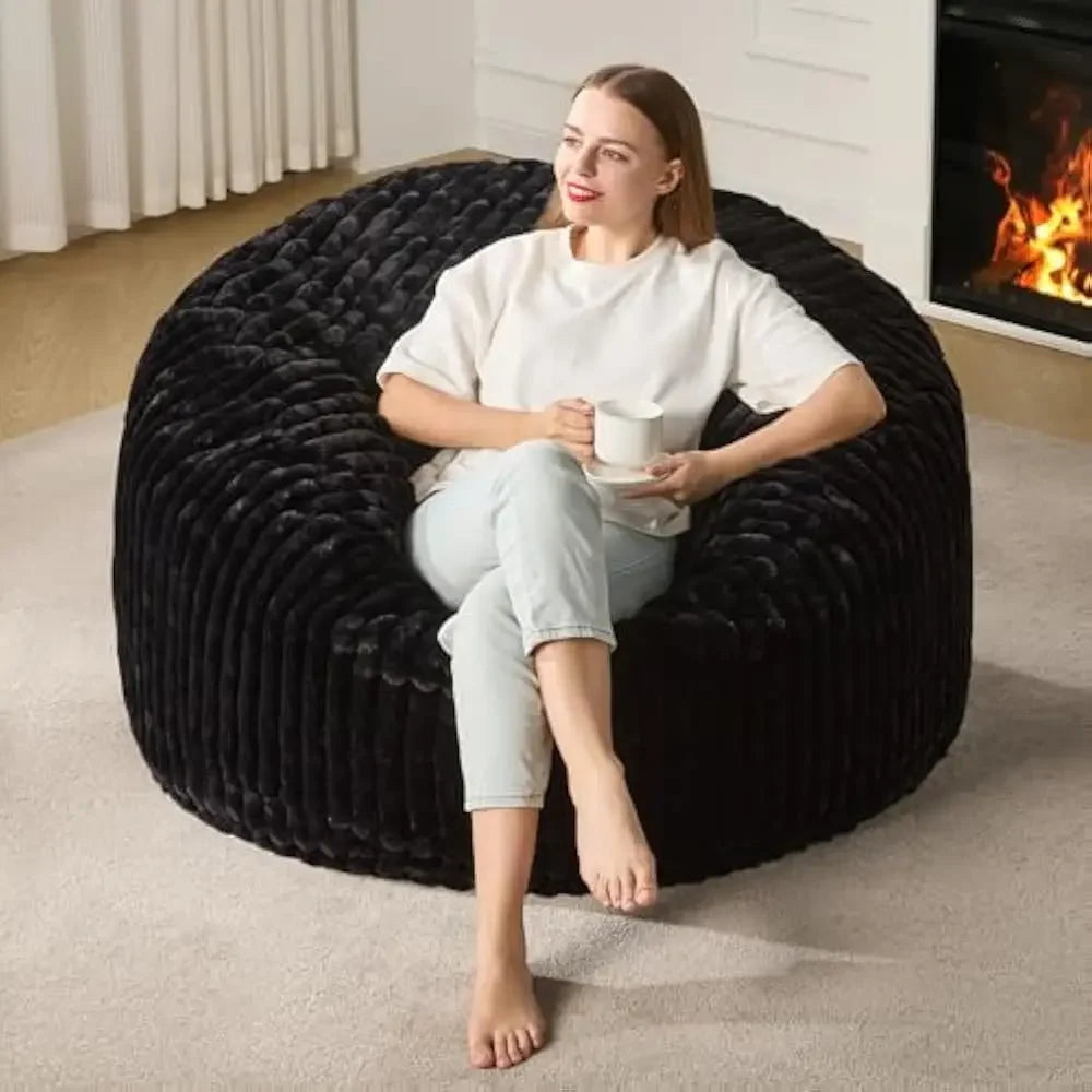 LARGE 5 FOOT LUXURIOUS BEAN BAG CHAIR