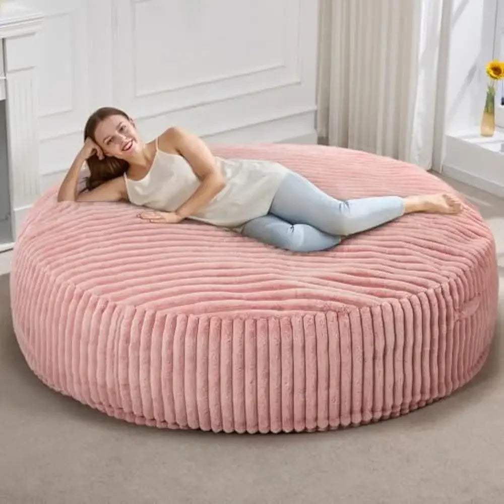 LARGE 5 FOOT LUXURIOUS BEAN BAG CHAIR