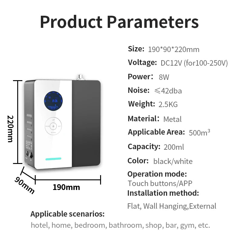 Perfume Wifi Diffuser Frangrance Air Freshener