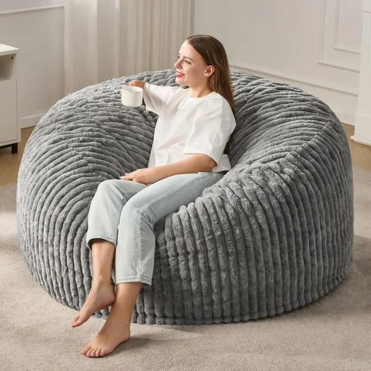 LARGE 5 FOOT LUXURIOUS  BEAN BAG CHAIR