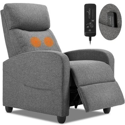 RECLINER MASSAGE  CHAIR WITH SOFA FABRIC