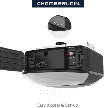 Smart Garage Door Opener, Ultra Quiet Belt Drive, 3/4-HP Motor - Quantity 1