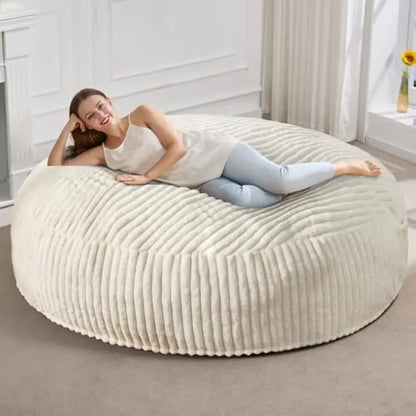 LARGE 5 FOOT LUXURIOUS  BEAN BAG CHAIR