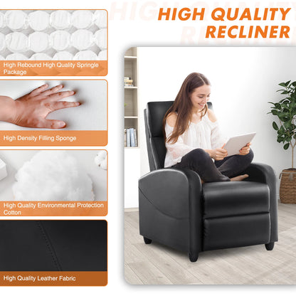 RECLINER MASSAGE  CHAIR WITH SOFA FABRIC