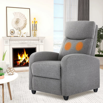 RECLINER MASSAGE  CHAIR WITH SOFA FABRIC