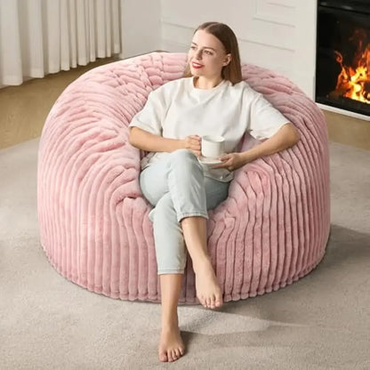 LARGE 5 FOOT LUXURIOUS  BEAN BAG CHAIR