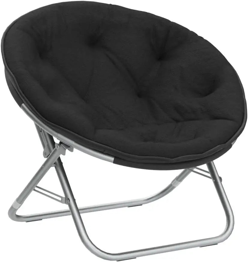 SUPER SOFT FAUX FUR SAUCER CHAIR