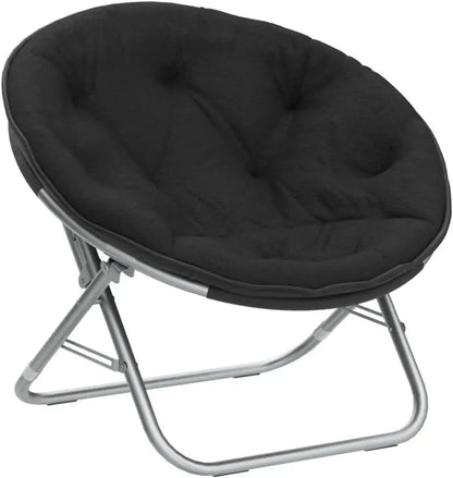 SUPER SOFT FAUX FUR SAUCER CHAIR