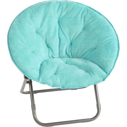 SUPER SOFT FAUX FUR SAUCER CHAIR